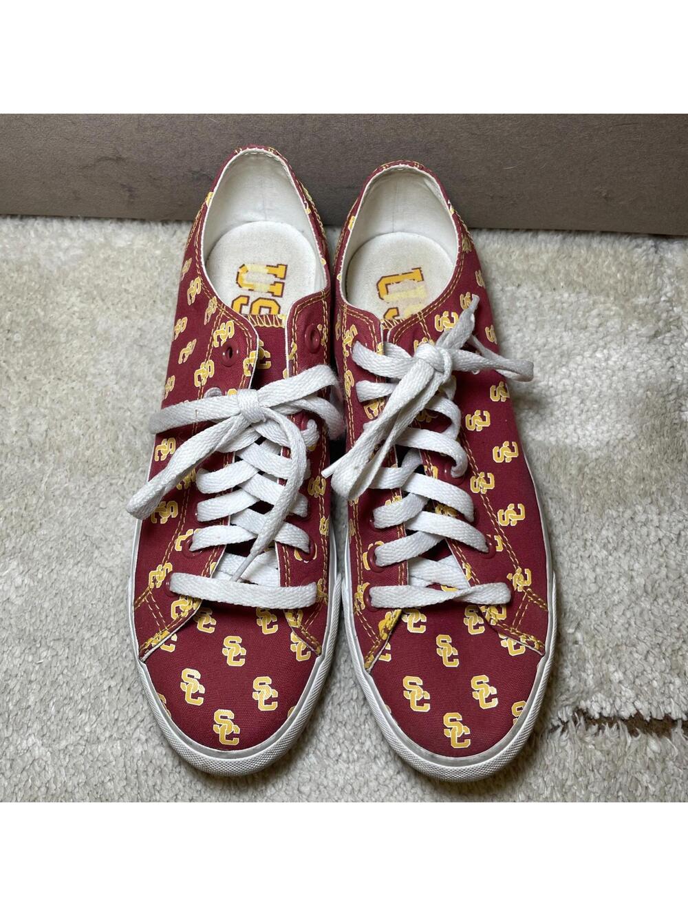 Row One USC Trojans canvas Sneaker Size men's 7 women's 8.5